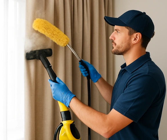 Trusted drapes cleaning technician Matty Curtain Cleaning glen-iris-vic QLD