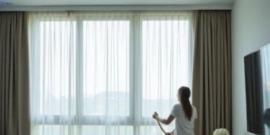 Delicate sheer drape cleaning glen-iris-vic Matty Curtain Cleaning
