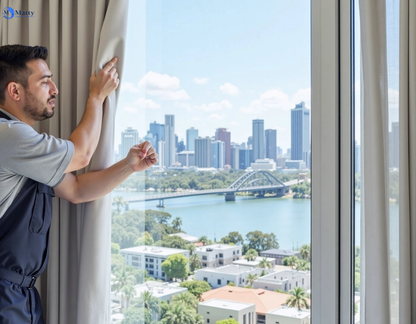 Professional curtain steam cleaning service glen-iris-vic QLD by Matty Curtain Cleaning
